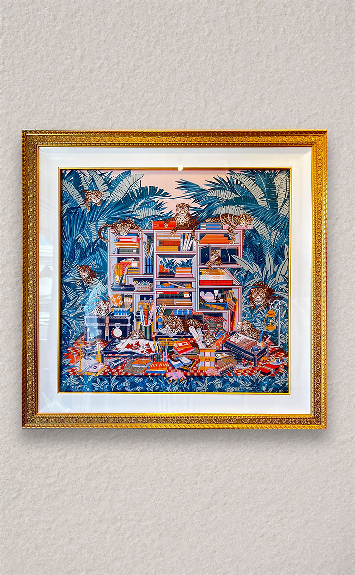 エルメス スカーフ HERMES 90カレ 額装 エルメス 90cm 額入り エルメス スカーフ HERMES 90カレ 額入り スカーフ額装】エルメス